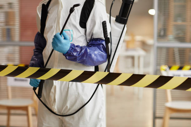 Professional Blood Cleanup technician working in Cedar Rapids, IA